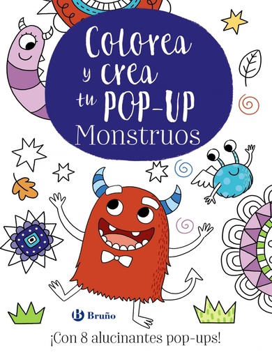 [9788469628737] Colorea y crea tu pop-up. Monstruos