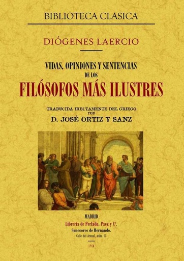 [9788497614528] Vidas, opiniones y sentencias de los filósofos más ilustres