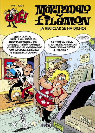 [9788402424761] ¡A reciclar se ha dicho! (Olé! Mortadelo 191)