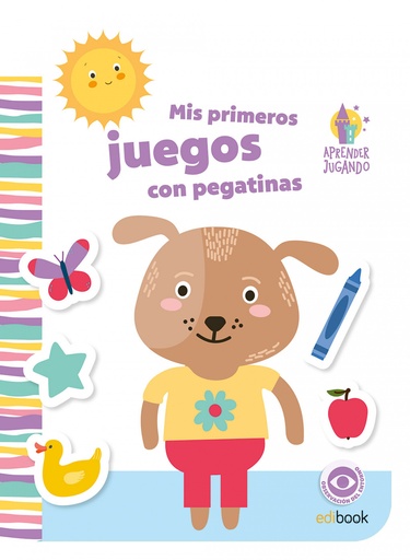 [9788491961550] APRENDER JUGANDO - LIBRO DE PEGATINAS - Nº 1