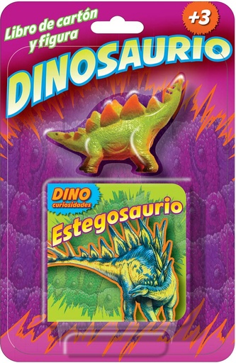 [9781642692785] ESTEGOSAURIO LIBRO DE CARTON Y FIGURA DINOSAURIO