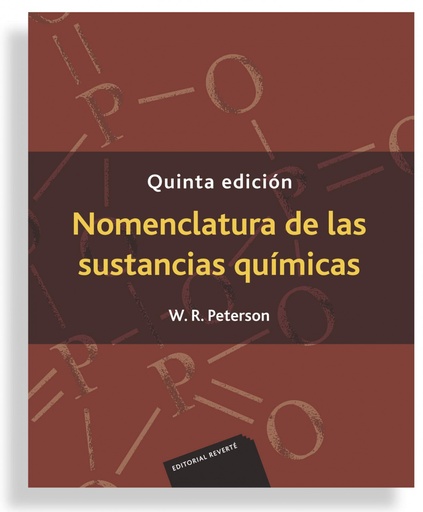 [9788429176094] NOMENCLATURA DE LAS SUSTANCIAS QUIMICAS 5´ED