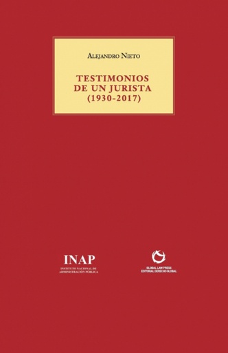 [9788494741500] TESTIMONIOS DE UN JURISTA (1930-2017)