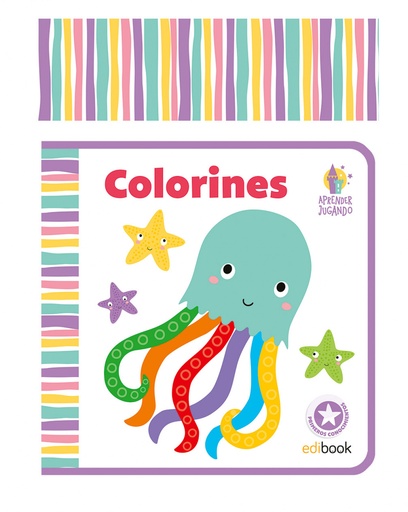 [9788491961598] APRENDER JUGANDO - LIBRO CARTÓN Y EVA - colorines