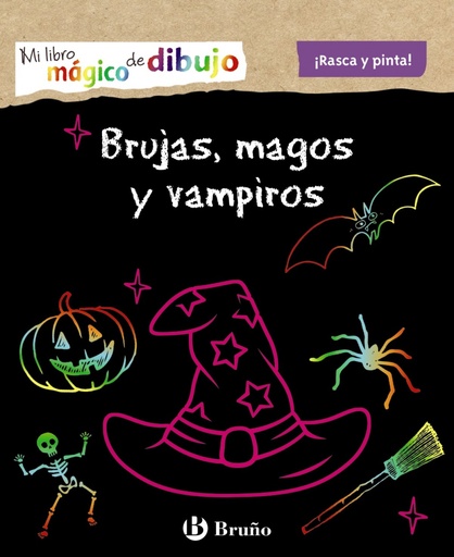 [9788469629215] Mi libro mágico de dibujo. Brujas, magos y vampiros