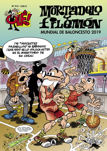 [9788402423641] Mundial de baloncesto 2019 (Olé! Mortadelo 213)