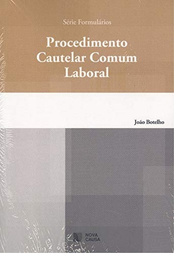 [9789895481231] procedimiento cautelar Comum laboral