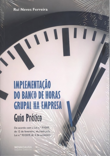 [9789899026001] implementaçao do banco de horas grupal na empresa