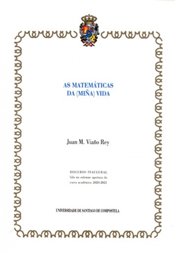 [9788418445026] As matemáticas da (miña) vida