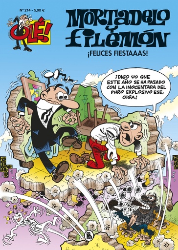 [9788402423979] ¡Felices fiestaaas! (Olé! Mortadelo 214)