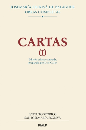 [9788432153136] Cartas I (edición crítico-histórica). Rústica