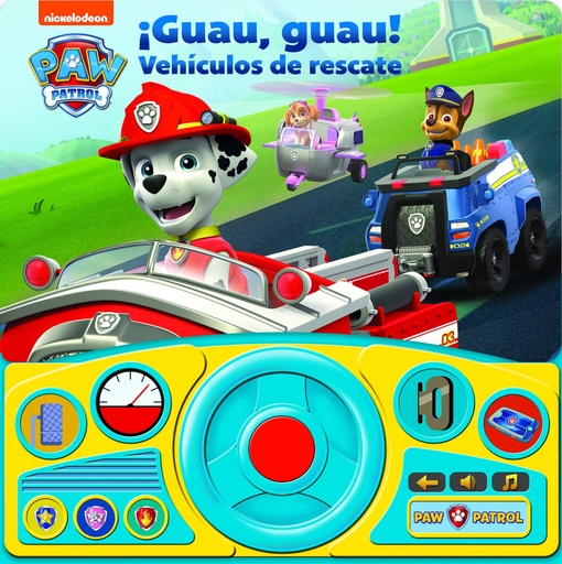 [9781503755512] GUAU GUAU VEHICULOS DE RESCATE. LIBRO CON VOLANTE PATRULLA CANINA