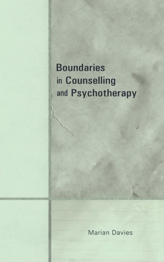 [9781844018505] Boundaries in Counselling and Psychotherapy