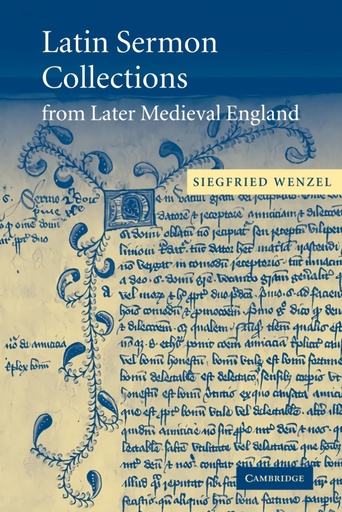 [9780521110440] Latin Sermon Collections from Later Medieval England