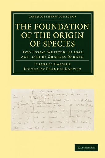 [9781108004886] The Foundation of the Origin of Species