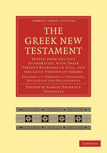 [9781108007115] The Greek New Testament