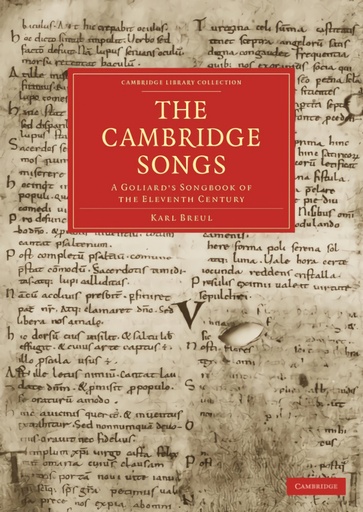 [9781108003483] The Cambridge Songs