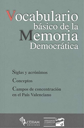 [9788415180746] VACABULARIO BASICO MEMORIA HISTORICA