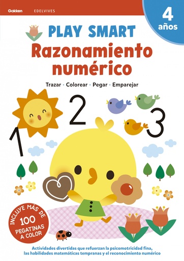 [9788414031940] RAZONAMIENTO NUMERICO 4AÑOS 21 PLAY SMART GAKKEN