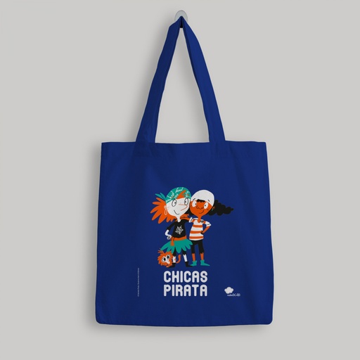 [9788418133985] Bolsa de tela ´Chicas Pirata´ - color azul