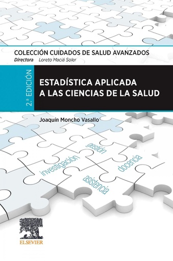 [9788491137214] ESTADÍSTICA APLICADA A LAS CIENCIAS DE LA SALUD