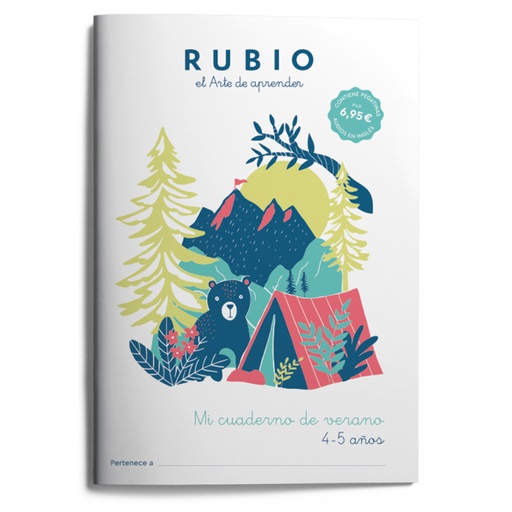 [9788417427665] MI CUADERNO DE VERANO RUBIO 4-5 AÑOS