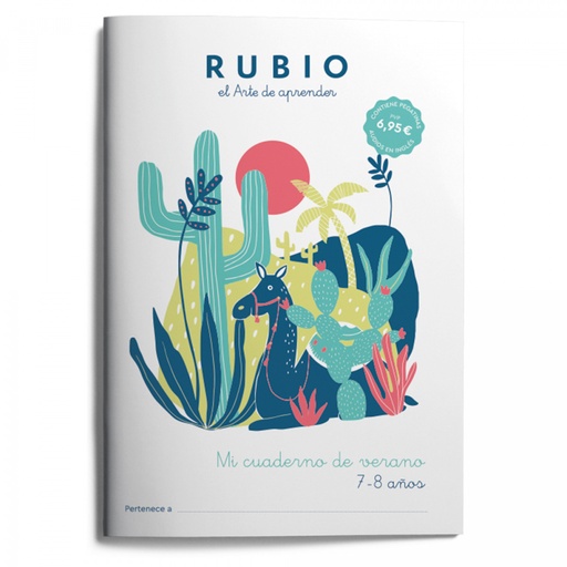 [9788417427696] MI CUADERNO DE VERANO RUBIO 7-8 AÑOS