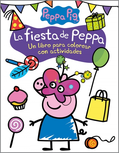 [9788448858063] La fiesta de Peppa (Actividades para colorear)