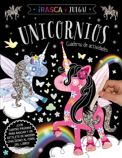 [9788469662861] Rasca y Juega. Unicornios - Cuaderno de actividades