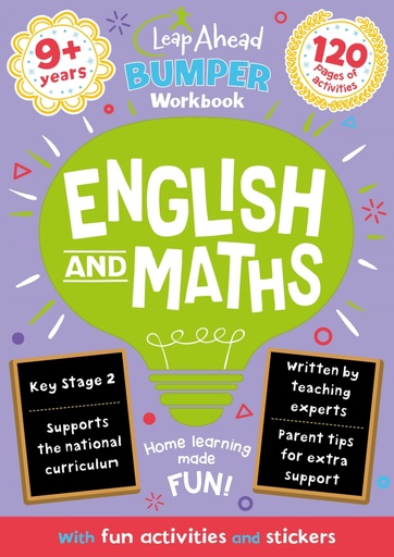 [9781838523091] Leap Ahead Bumper Workbook: 9+ Years English and Maths