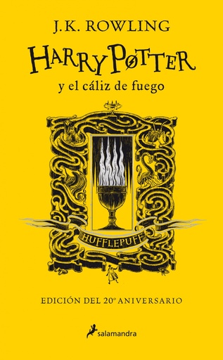 [9788418174391] Harry Potter y el cáliz de fuego (edición Hufflepuff del 20º aniversario) (Harry Potter 4)