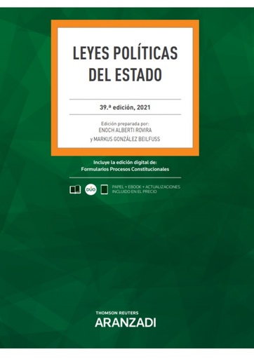 [9788413905716] Leyes Políticas del Estado (Papel + e-book)