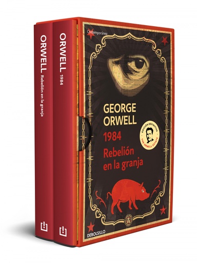 [9788466358507] George Orwell (pack con las ediciones definitivas avaladas por The Orwell Estate de 1984 y Rebelión en la granja)