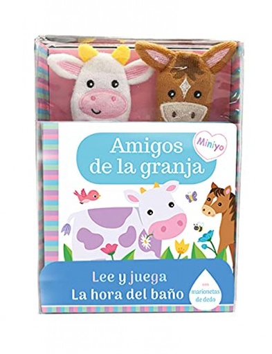 [9788413346403] LIBRO BAÑO AMIGOS DE GRANJA LEE Y JUEGA