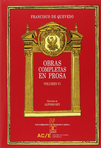 [9788497406970] Obras completas en prosa vol VI
