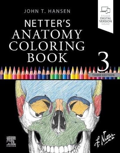 [9780323826730] netter´s anatomy coloring book.(3rd edition) 2021