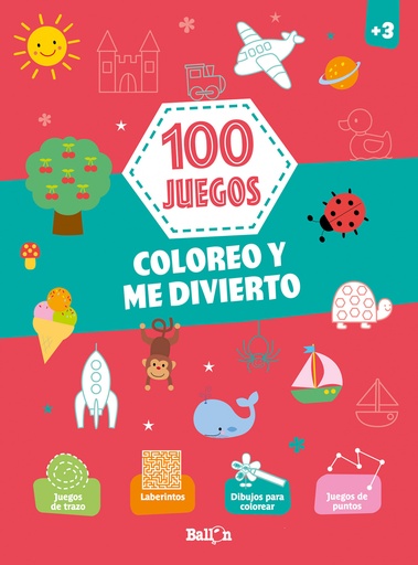 [9789403213019] 100 juegos - Coloreo y me divierto +3
