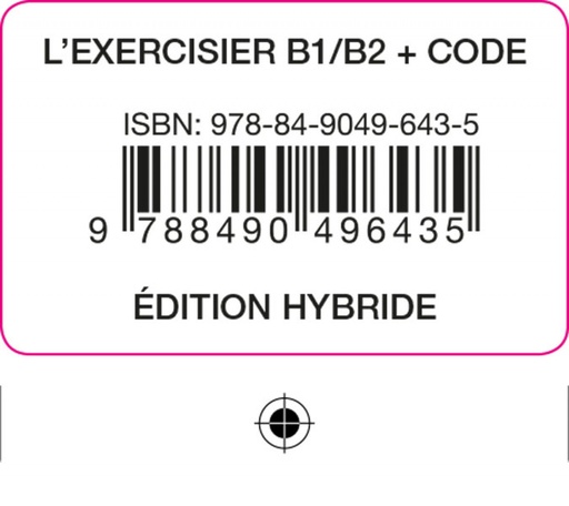 [9788490496435] L´EXERCISIER livre. 600 exercices B1.1/B2.2 Édition hybride