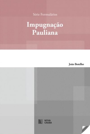 [9789899026223] impugnaçao pauliana