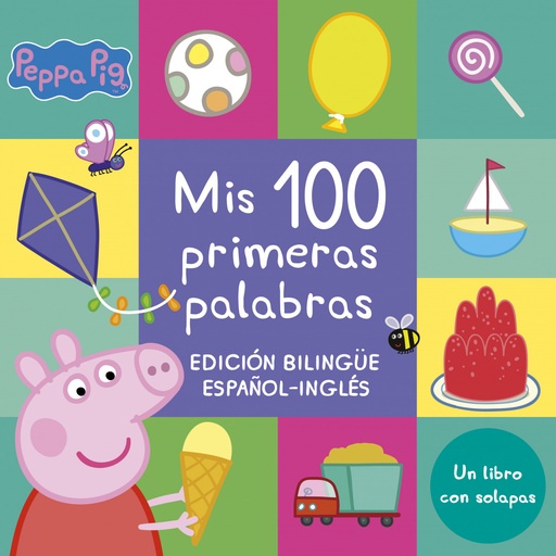 [9788448858575] Mis 100 primeras palabras (Edición bilingüe) (Peppa Pig. Pequeñas manitas)