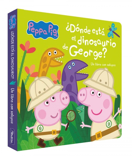 [9788448859060] ¿Dónde está el dinosaurio de George? (Peppa Pig. Pequeñas manitas)