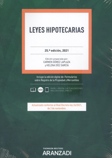 [9788413914091] Leyes hipotecarias