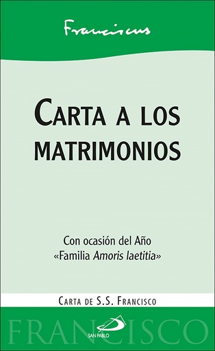 [9788428565882] Carta a los matrimonios