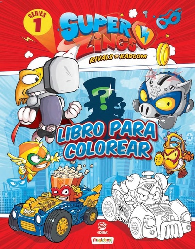 [9788412342536] Libro para colorear Superthings Series 1 - España