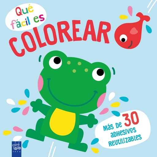 [9788408249368] Qué fácil es colorear. Rana