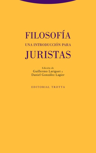 [9788413640549] Filosofía. Una introducción para juristas