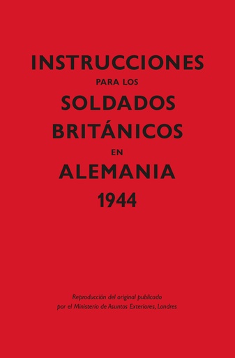 [9788418345357] Instrucciones para los soldados britçnicos en Alemania, 1944