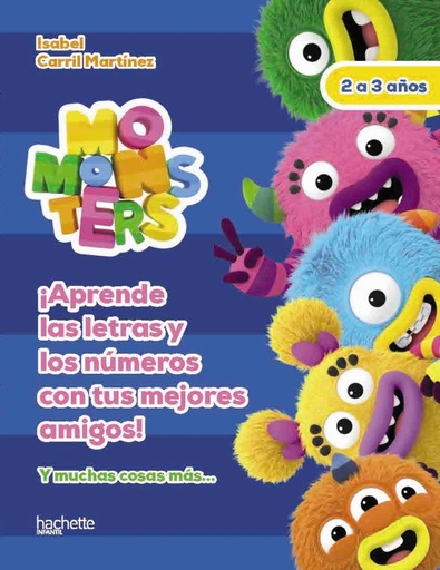 [9788418182303] Aprende las letras y los números con los Momonsters, 2-3 años