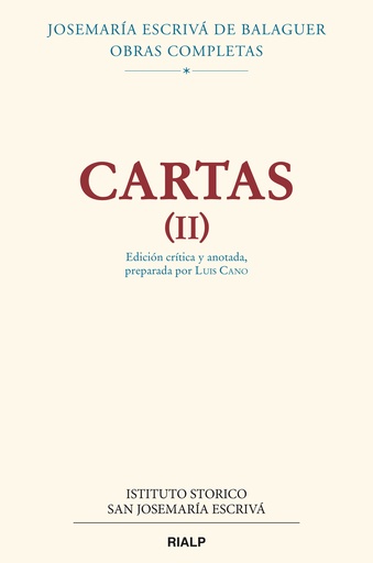 [9788432160172] Cartas II (Edición crítico-histórica)