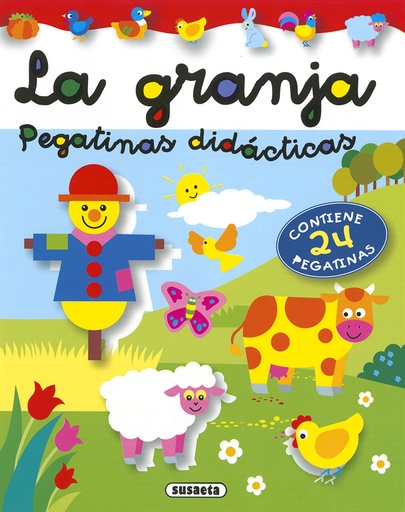 [9788467785449] La granja pegatinas didácticas